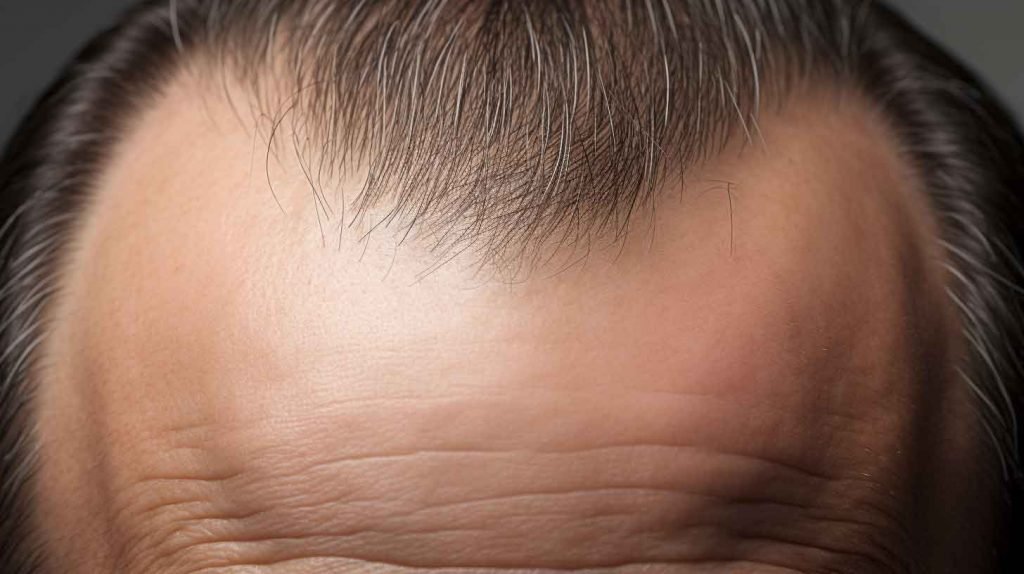 Does testosterone cause baldness?